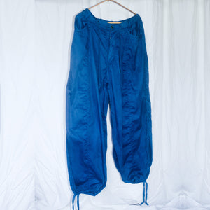 Indigo Organic Cotton Balloon Trousers