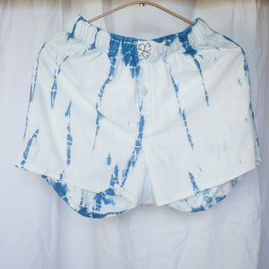 Indigo Tie-Dye Organic Cotton Boxers
