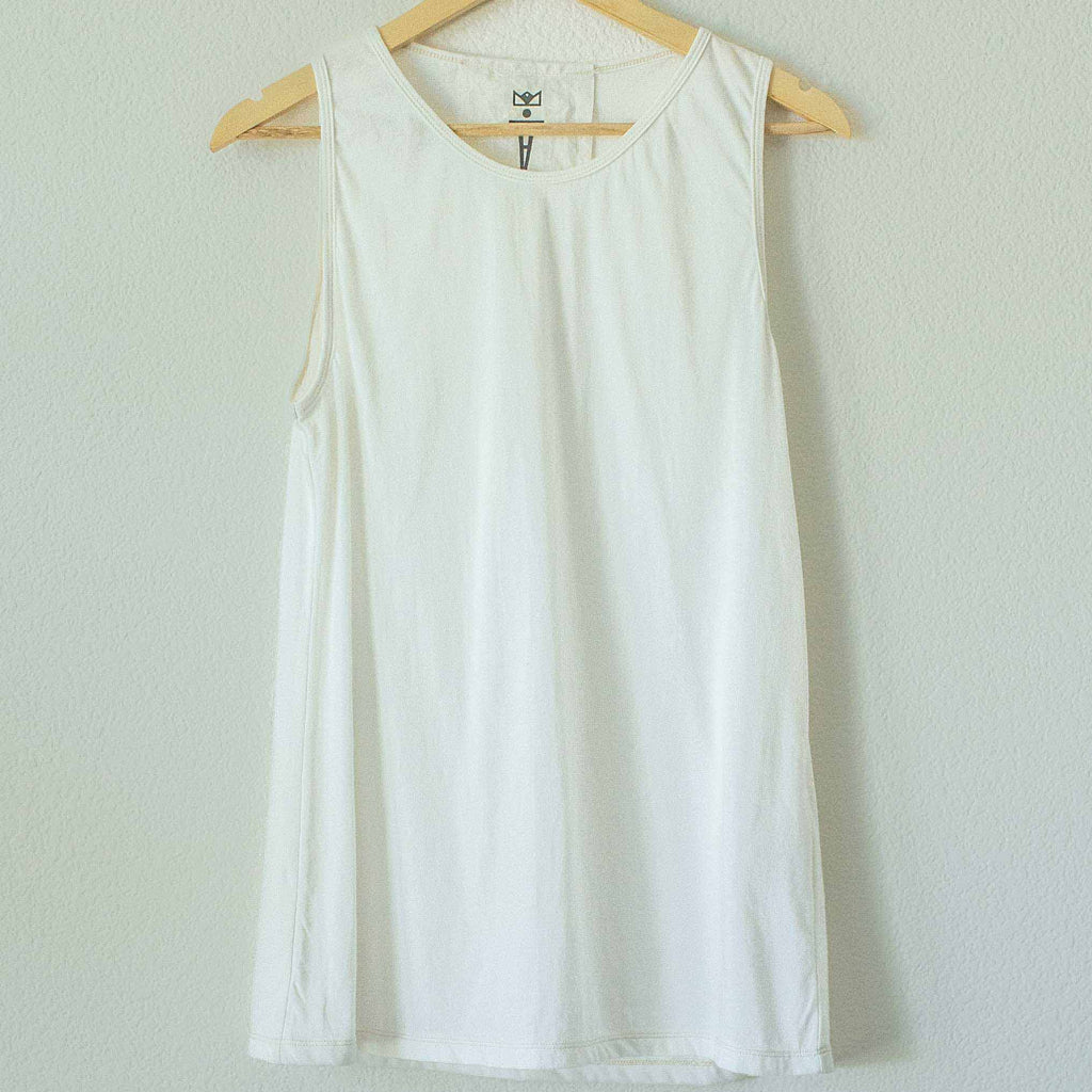 Undyed Organic Cotton Jersey Second Skin Singlet
