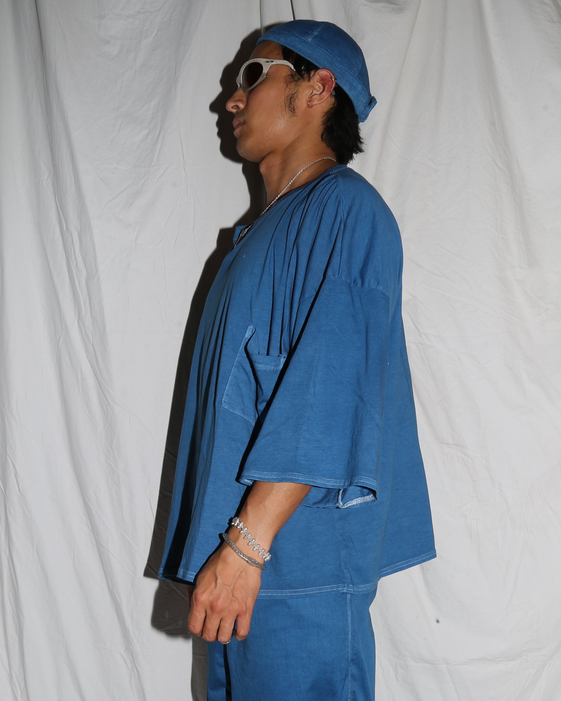 Indigo Organic Cotton Jumbo Shirt