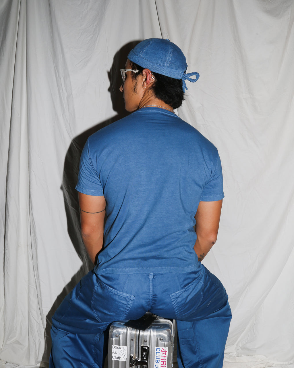 Indigo Organic Cotton Mini Shirt