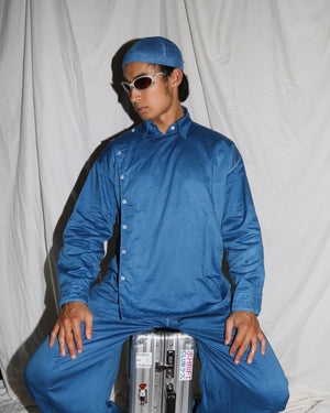 Indigo Organic Cotton Double Shirt