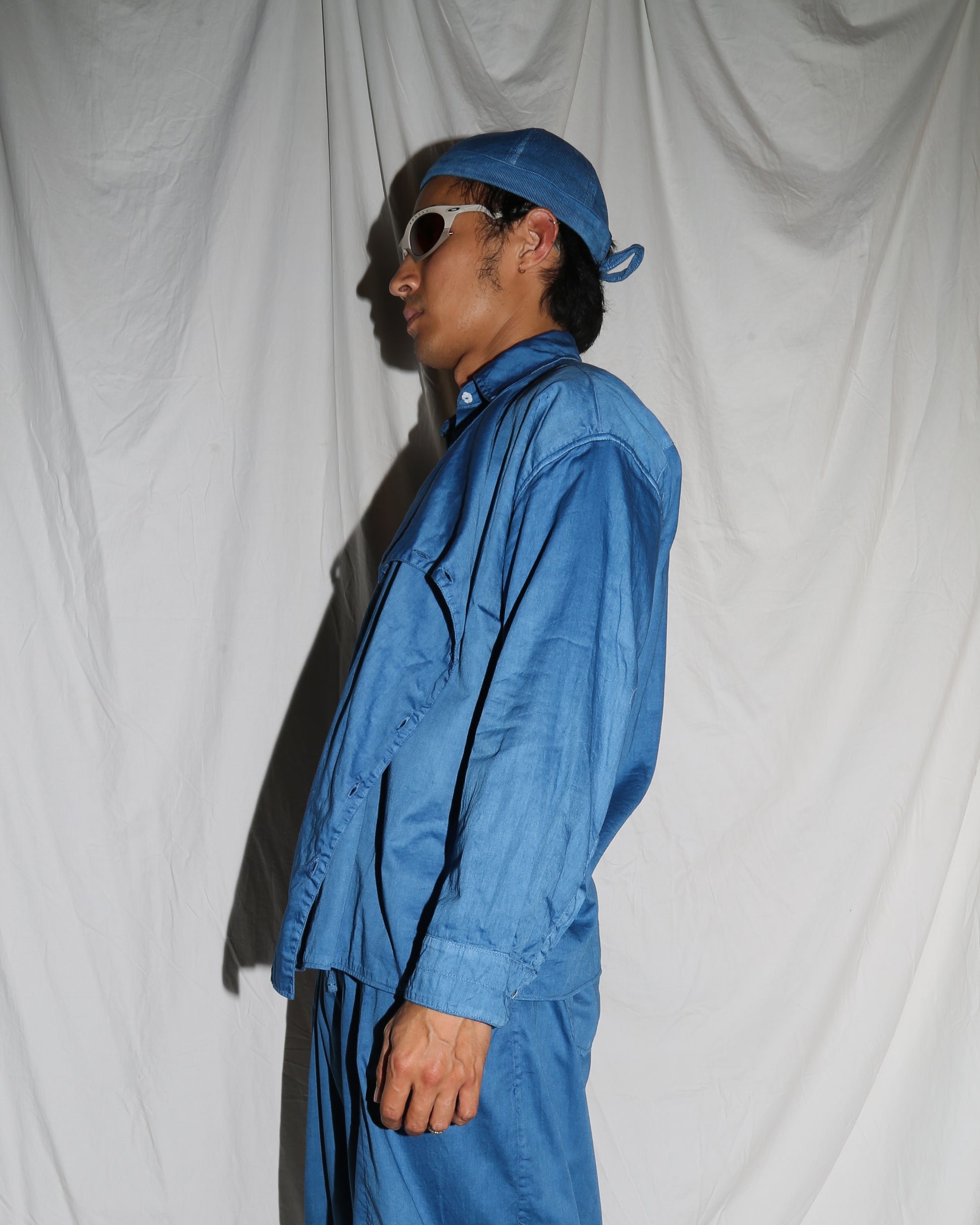 Indigo Organic Cotton Double Shirt