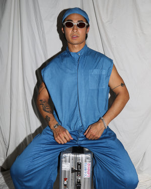 Indigo Organic Cotton Vest