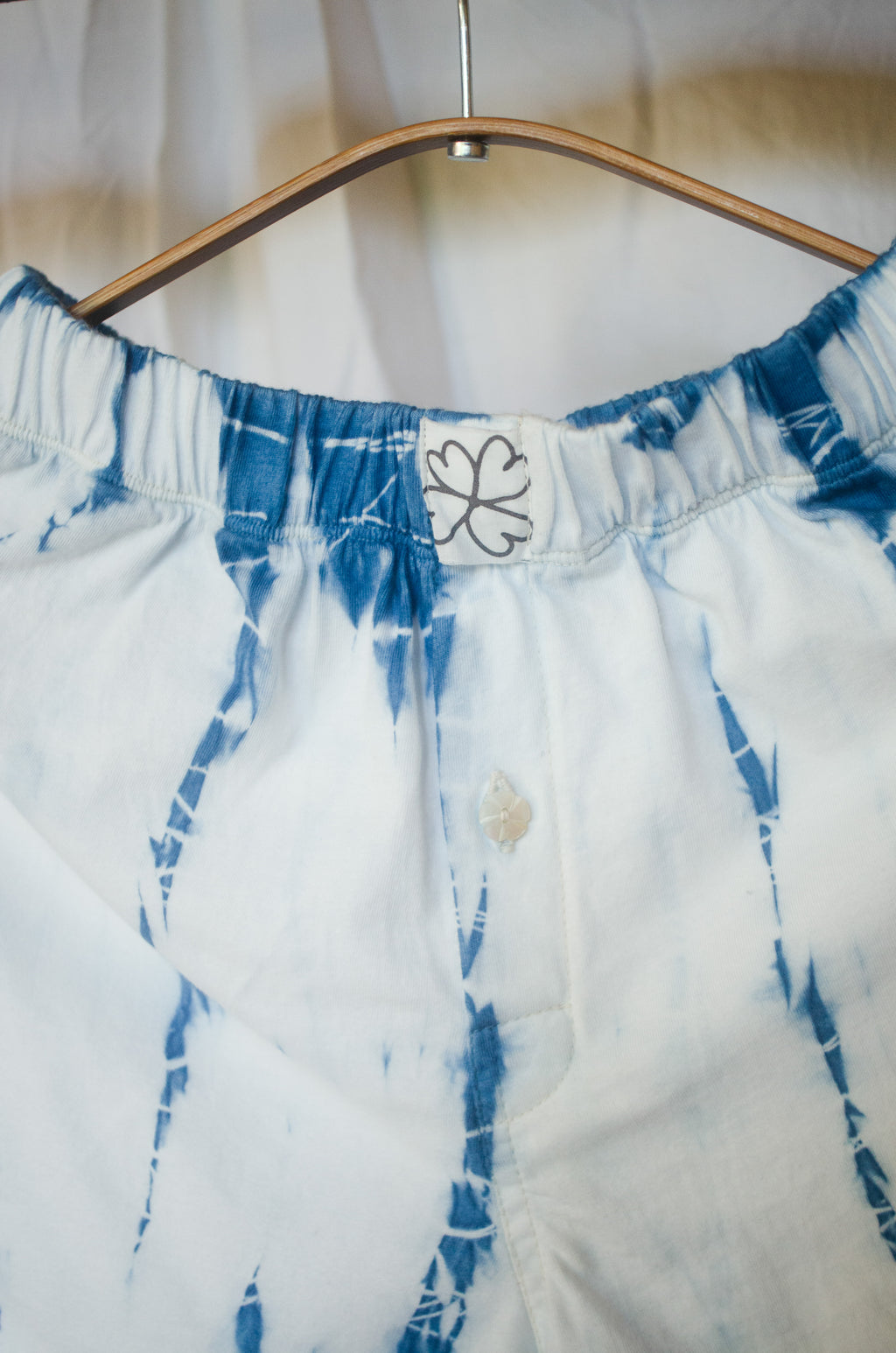Indigo Tie-Dye Organic Cotton Boxers