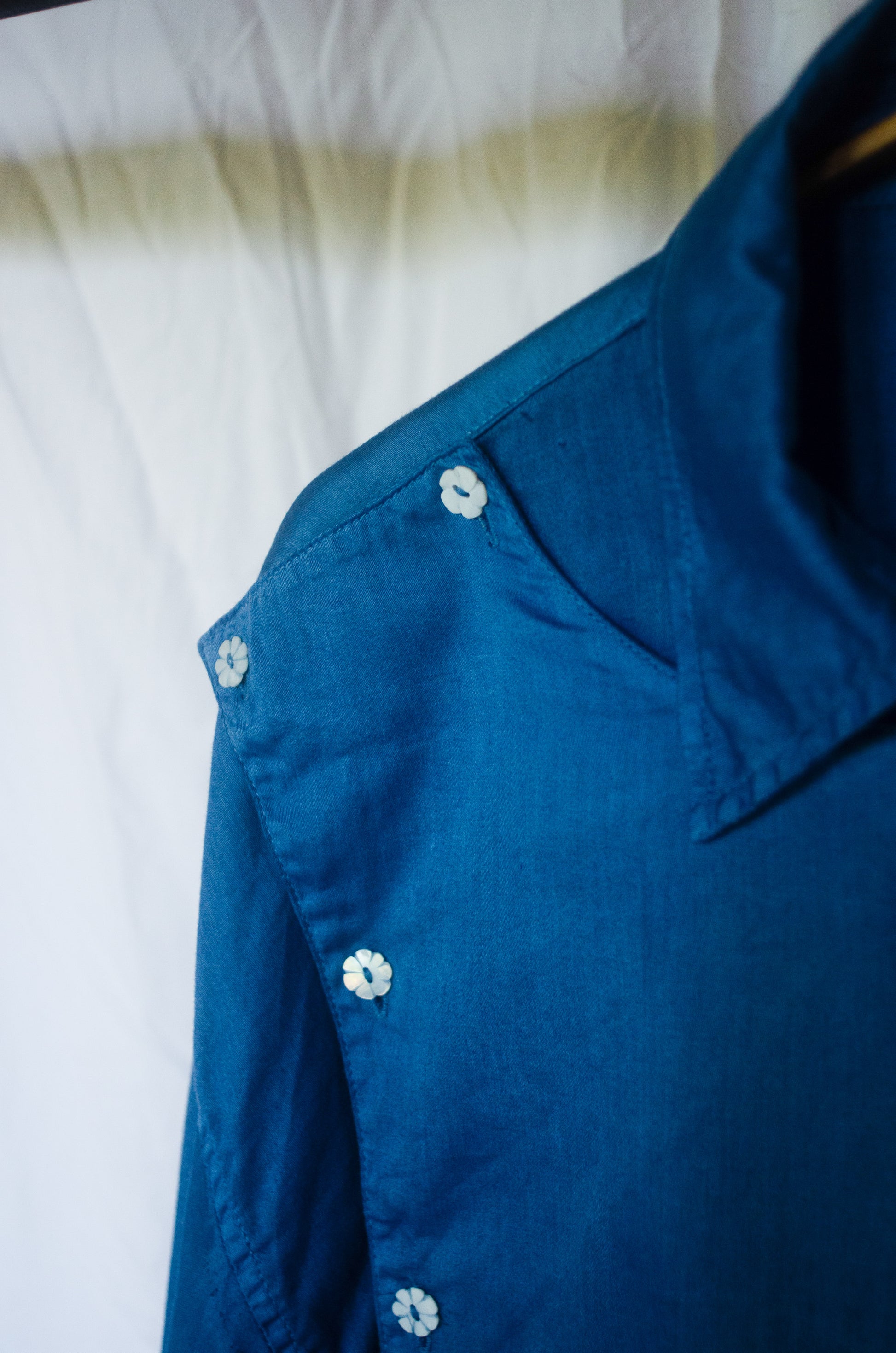 Indigo Organic Cotton Double Shirt