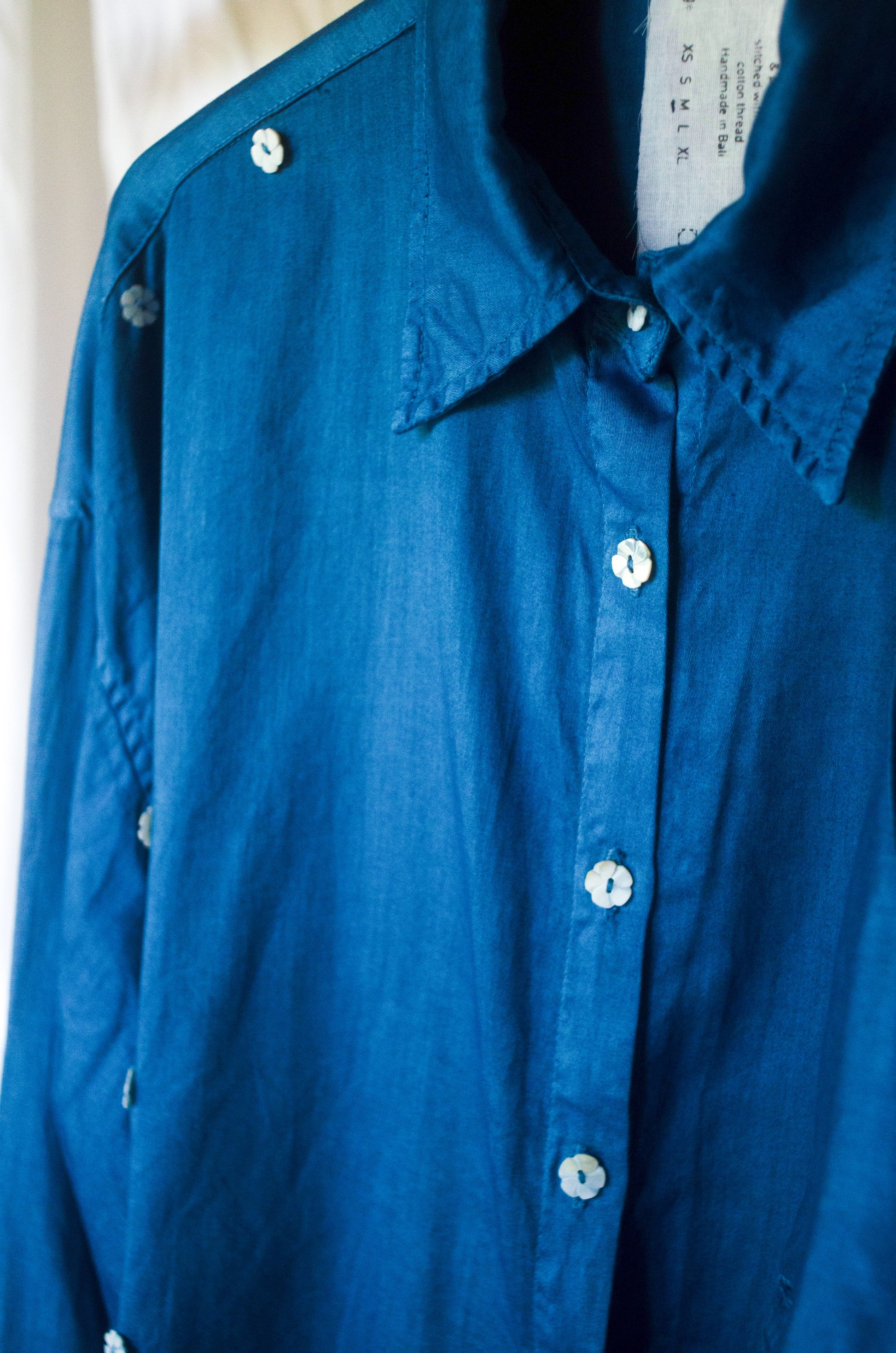Indigo Organic Cotton Double Shirt