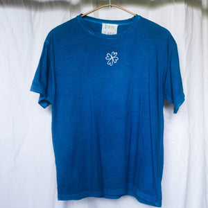 Indigo Batik Logo Organic Cotton Mini Shirt