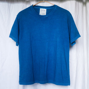 Indigo Organic Cotton Mini Shirt