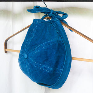 Indigo Cotton Corduroy Sailor Hat