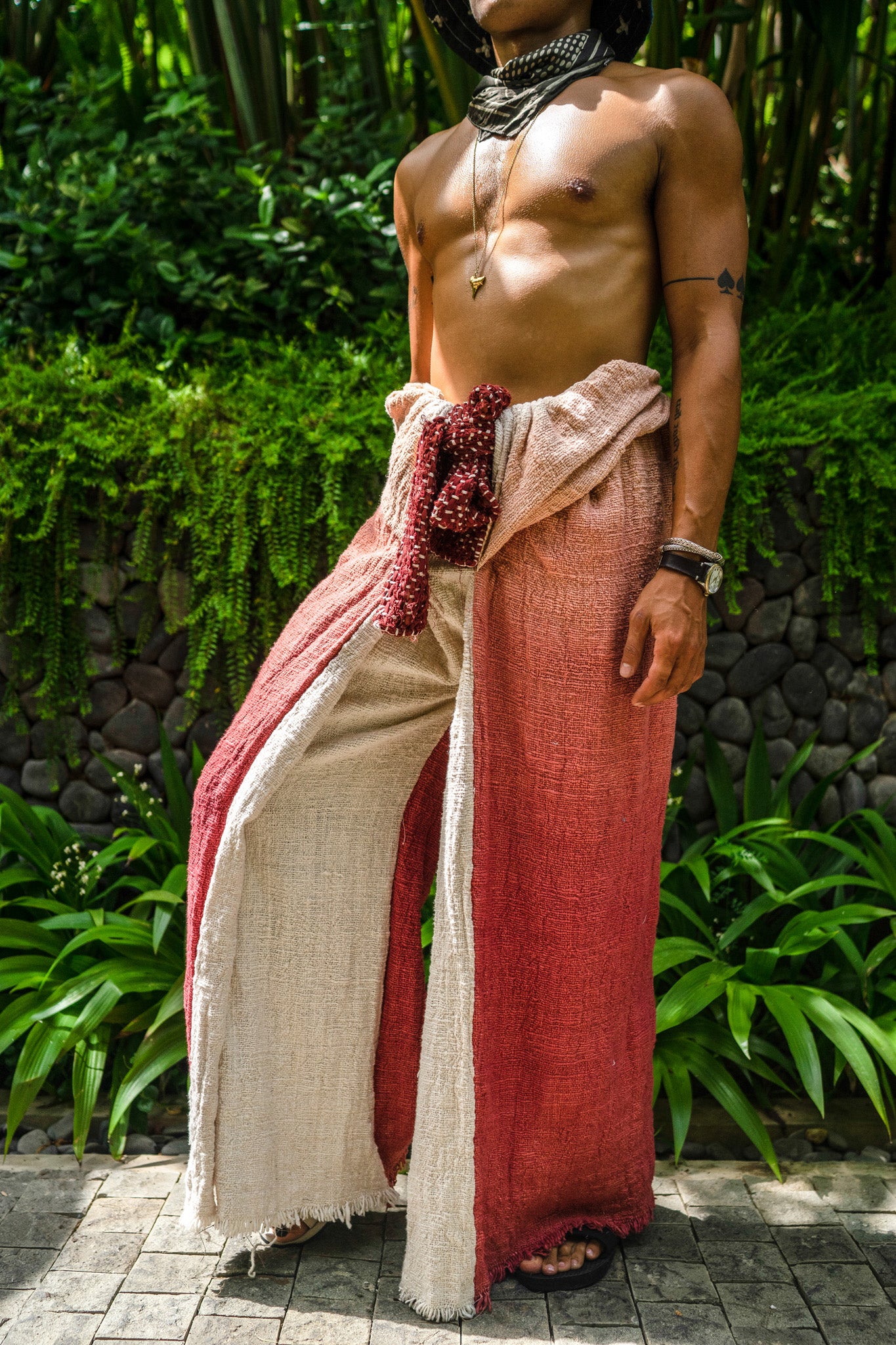 Sail Wrap Trousers Side Product Shot