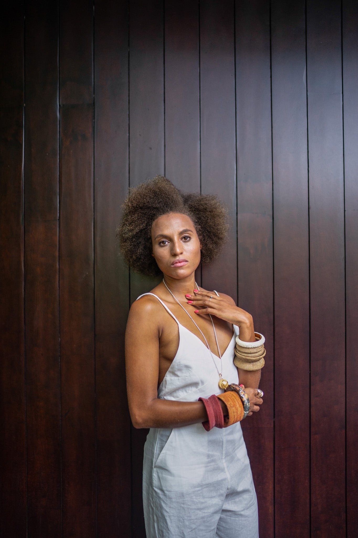 Blaine Sail 'Bexxie' Style jumpsuit front catalogue shot