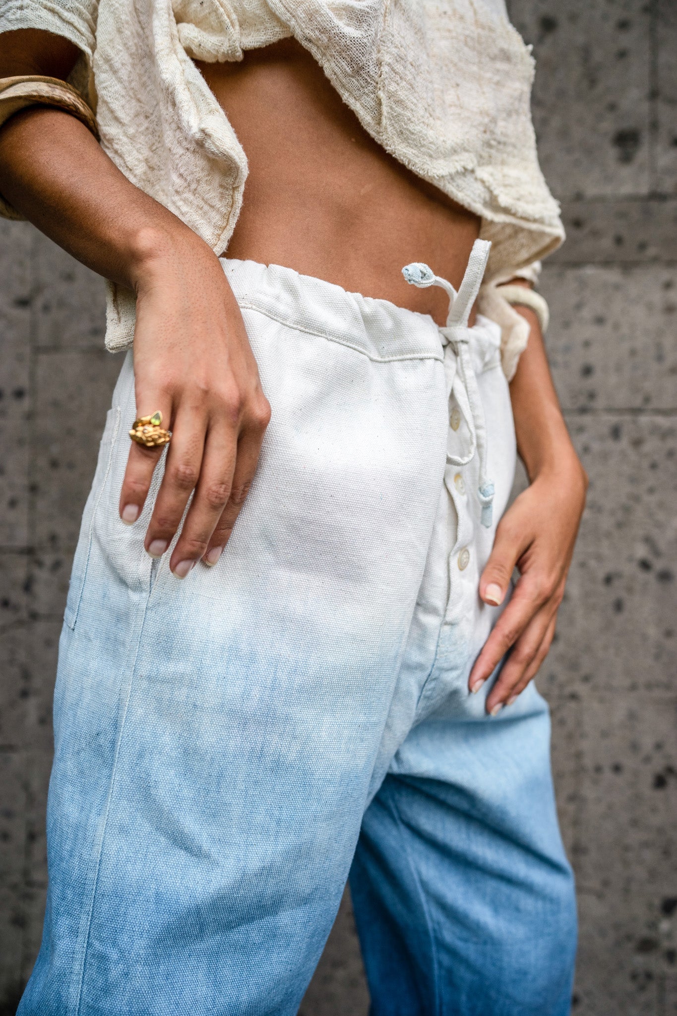 Amira Parachute Pants side detail
