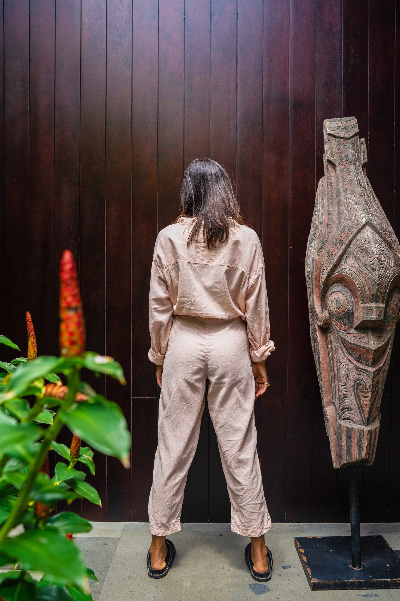 Amira Coconut Pink Adventure Sail Jumpsuit Catalogue Shot Back