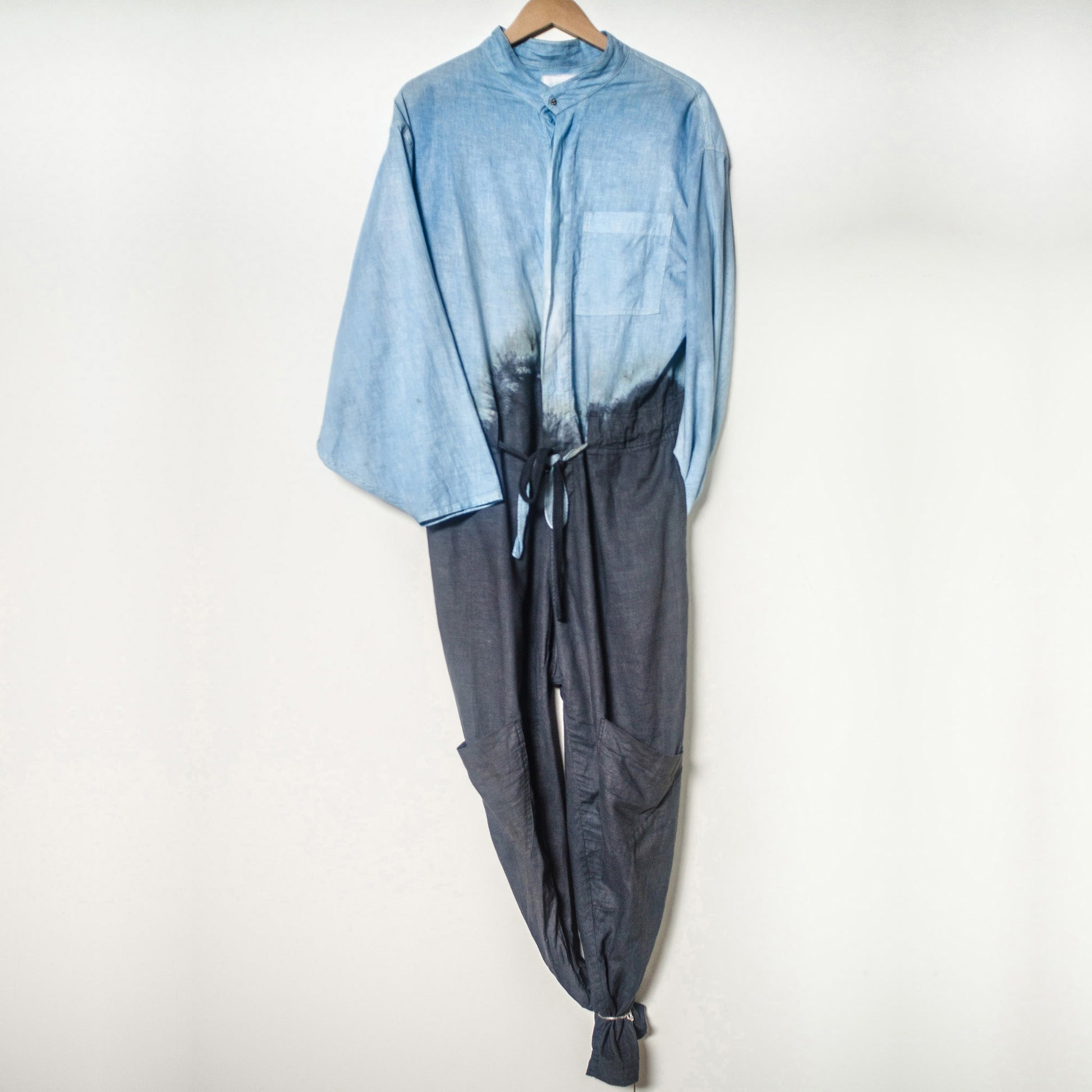 Two Tone Earth Meets Ocean Jumpsuit Product Photo Front