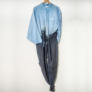 Two Tone Earth Meets Ocean Jumpsuit Product Photo Front