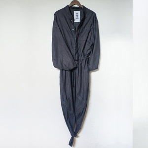 One Tone Adventure Sail Jumpsuit in Umbrella Tree Black product shot photo.