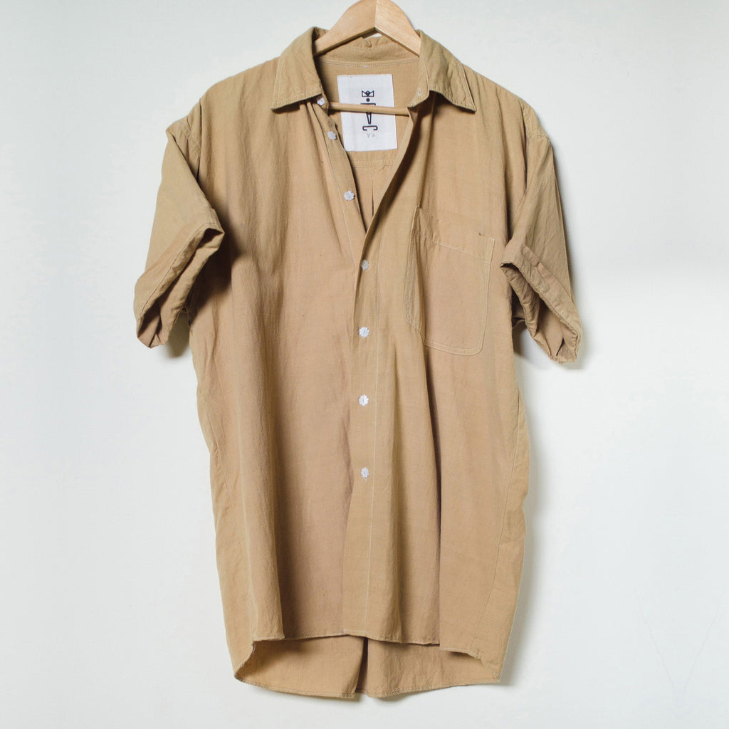 Safari Yellow Grandfather Shirt Product Shot 