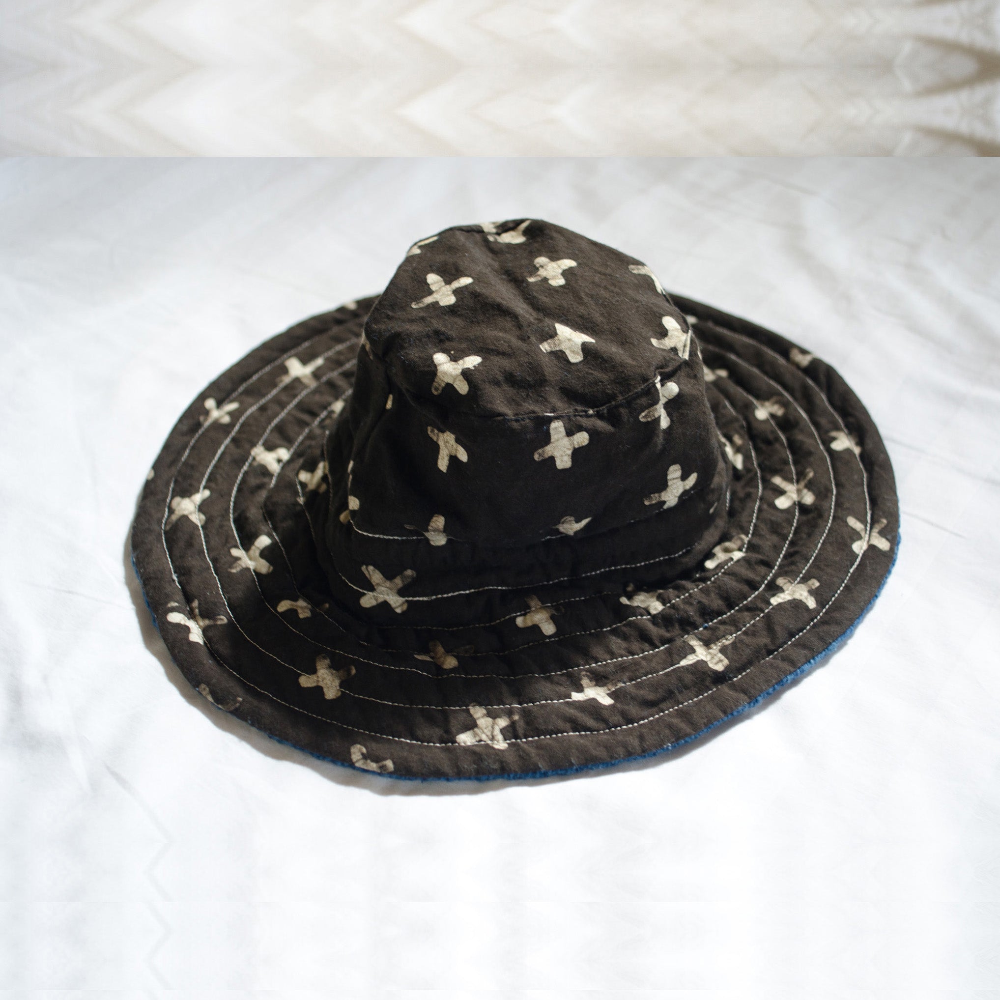 Indigo Ocean Safe Passage Bucket Hat (Stock)