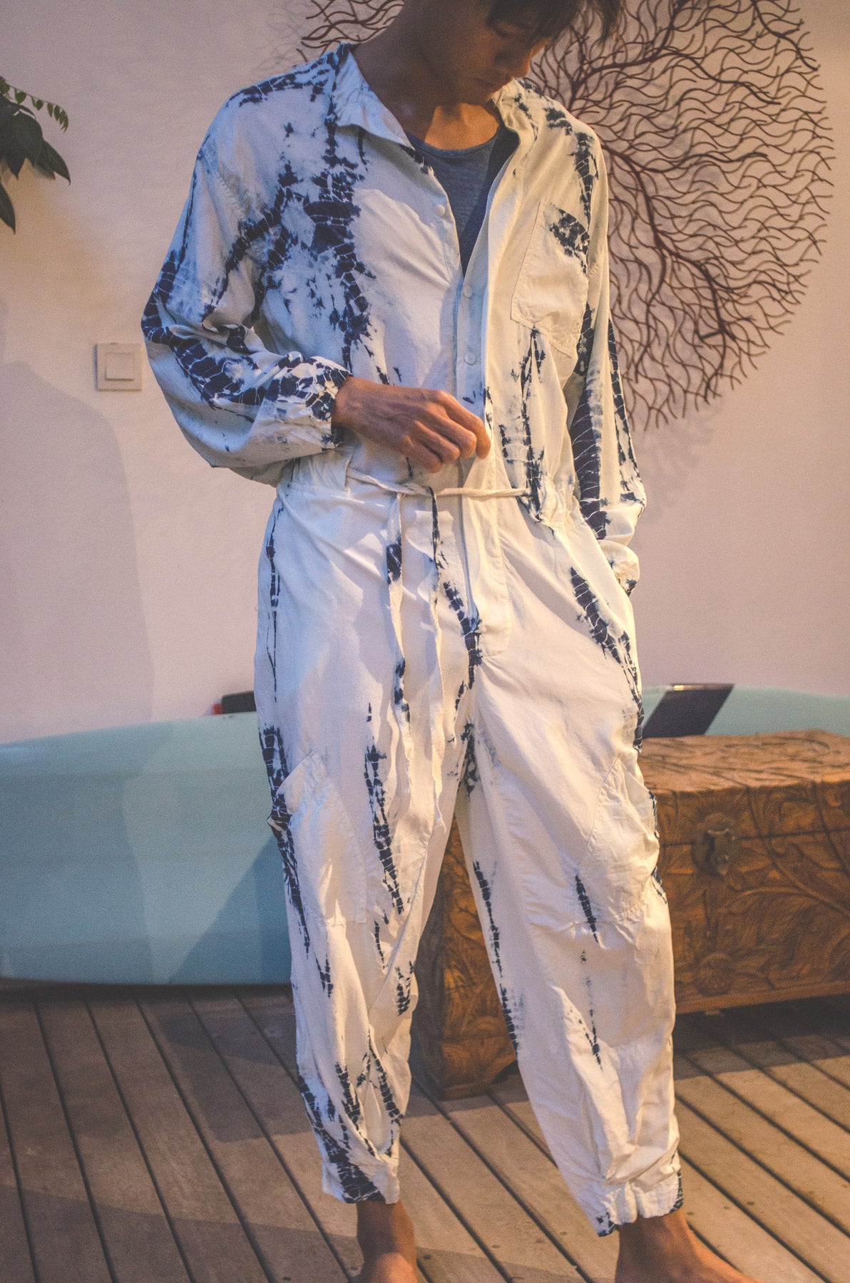 Ocean Sky Adventure Sail Silk Jumpsuit
