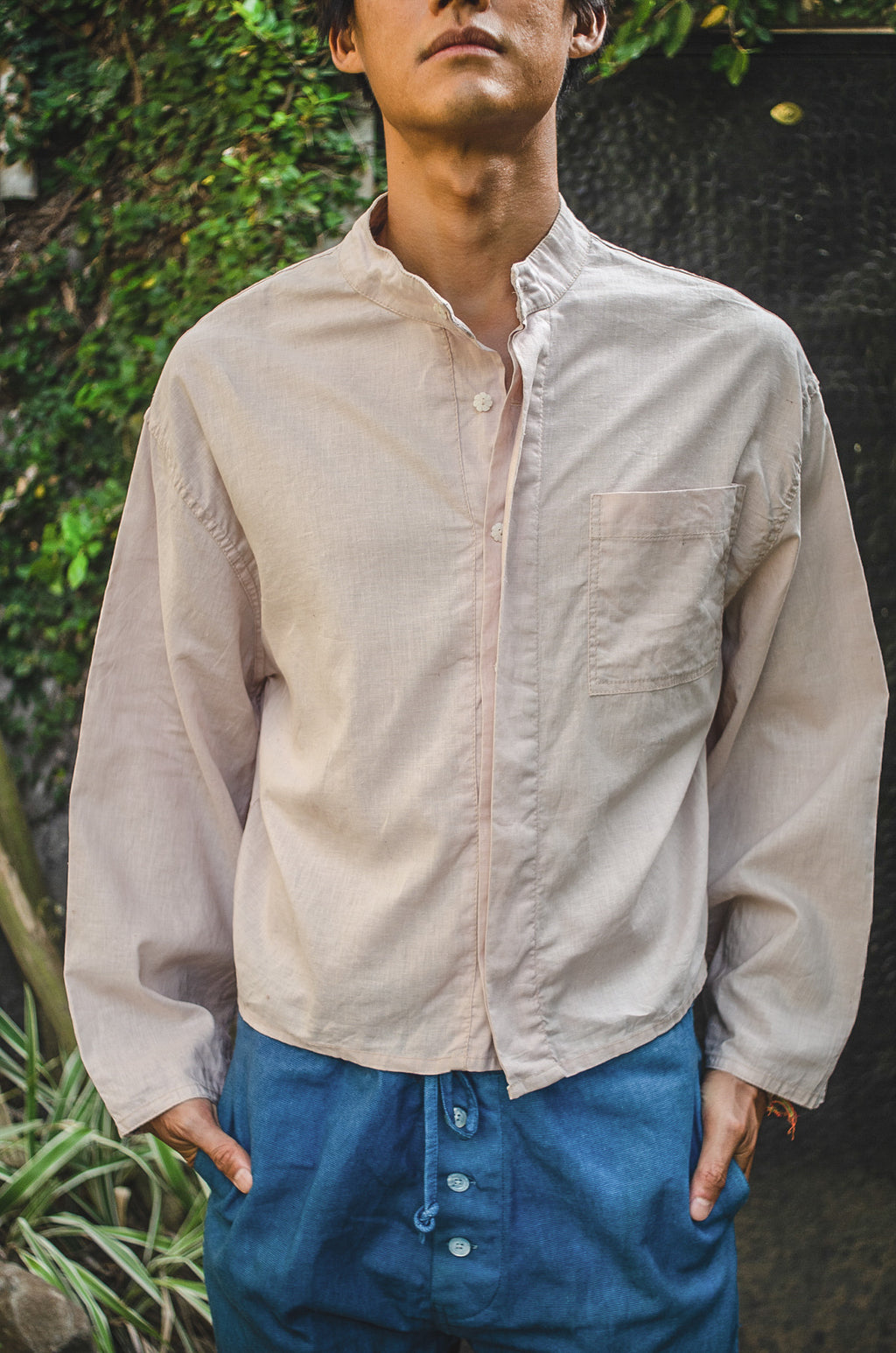 Earthy Coconut Pink Long Sleeve Sail Shirt