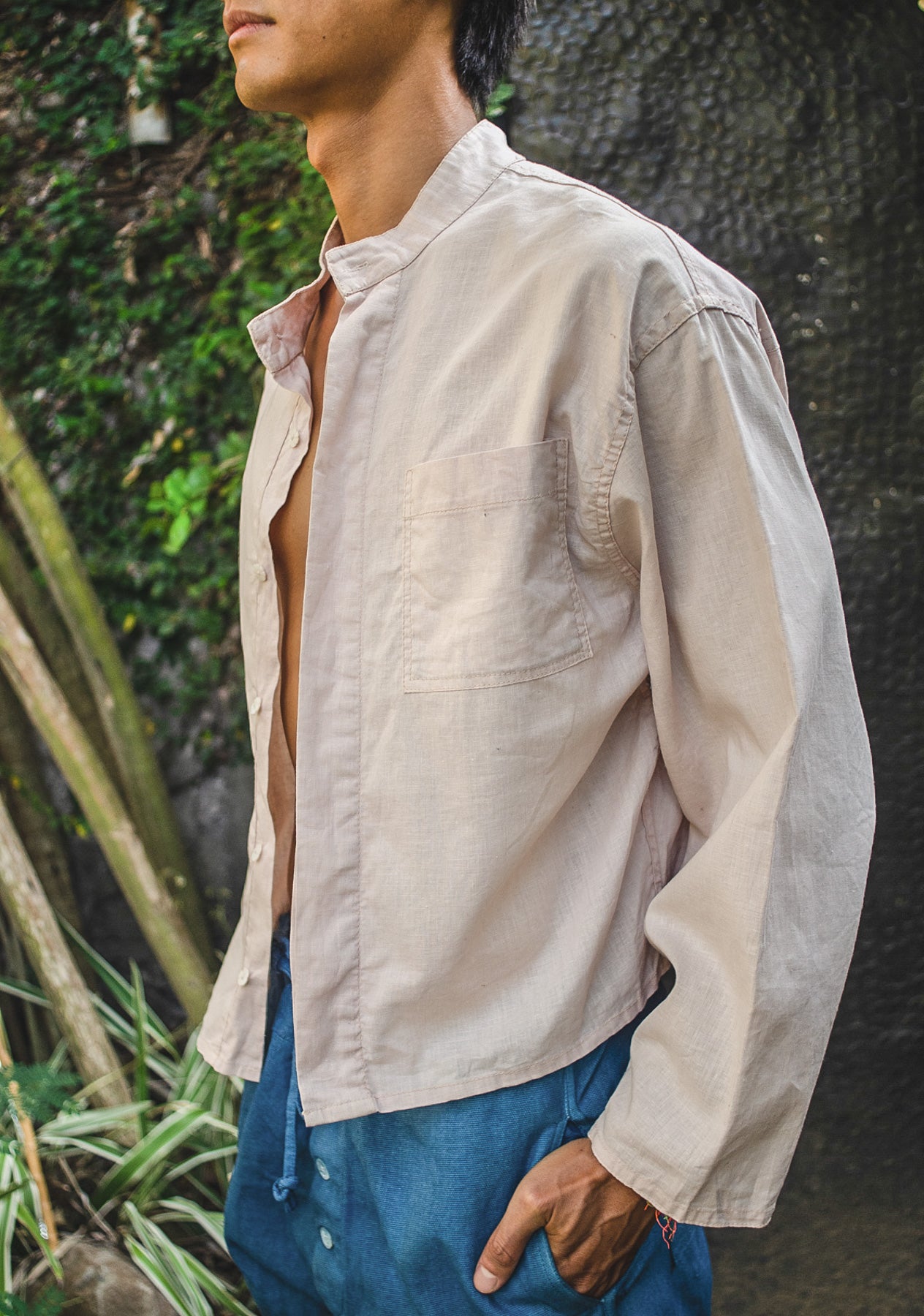 Undyed Long Sleeve Sail Shirt
