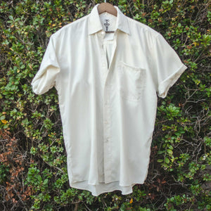 Undyed Silk Fuji Grandfather Shirt (Stock)
