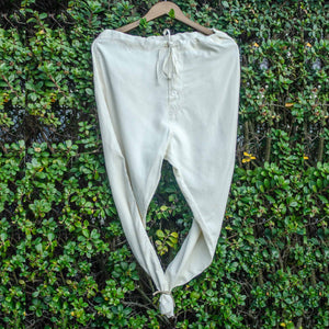 Undyed Silk Fuji Parachute Pants