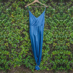 Indigo Ocean Sail Silk Jumpsuit ‘Bexxie’ Style