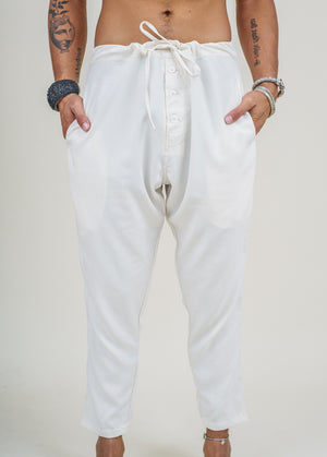 Undyed Silk Fuji Parachute Pants