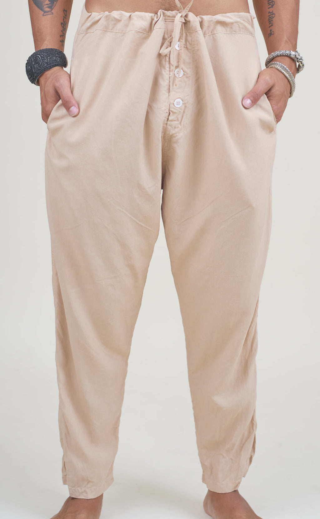 Rose Earth Silk Fuji Parachute Pants (Stock)